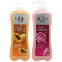 沐浴露1kg/2kg木瓜玫瑰橄榄持久留香男女保湿正品 木瓜1kg+玫瑰1kg