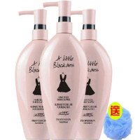 【正品可扫码】小黑裙洗发水护发素沐浴露控油去屑套装持久留香型 去屑洗发水+护发素+沐浴露