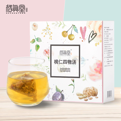 四物汤八珍汤膏袋泡茶桃仁玫瑰四物膏气血调理女人花茶代用茶