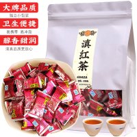 海潮茶果云南红茶凤庆滇红工夫红茶迷你小沱茶方砖500g袋装小坨茶