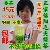 2020新茶叶信阳毛尖茶叶高山云雾绿茶春茶浓香型散装500g自产自销