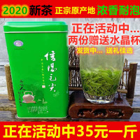 高山绿茶2020新茶信阳毛尖茶叶特级春茶礼盒浓香型口粮茶散装500g