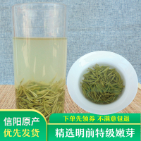 河南正宗信阳毛尖2020新茶叶明前特级嫩芽浉河港毛峰手工绿茶散装