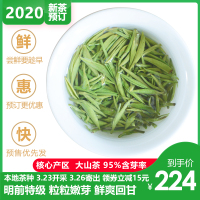 2020新茶绿茶宜臻信阳毛尖明前特级散装纯芽大山茶头采100g伴手礼