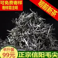 信阳毛尖2020新茶明前茶叶春茶一级精选嫩芽高山绿茶浓香散装250g
