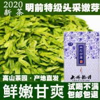 龙井茶叶2020新茶春茶绿茶明前特级嫩芽浙江新昌大佛龙井散装125g