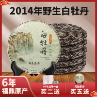 2014年高级福鼎老白茶特级白牡丹茶叶饼野生白牡丹王散荒野350克