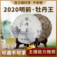 白茶福鼎白牡丹王春季正宗特级茶饼野生散荒野纯日晒2020年冰糖甜