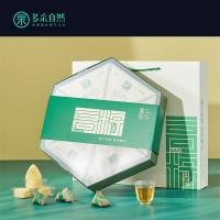 多采自然高粽礼盒端午节茶礼福鼎白茶粽子绿豆糕粽型糕可定制logo