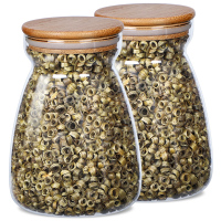 新茶22020女儿环浓香型茉莉花茶广西横县当季贵妃环茶叶玻璃罐装