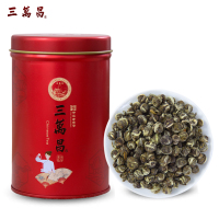 三万昌 茉莉龙珠花茶茉莉花茶浓香型茶叶散装飘雪新茶罐装50g