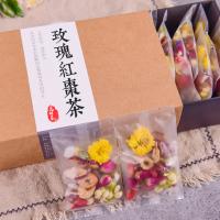 玫瑰红枣茶调理润肤养颜补气血调理茉莉养生组合花茶