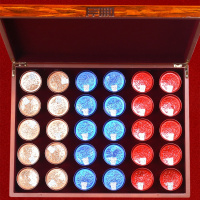 30小罐实木纯木礼盒装茗茶金骏眉红茶铁观音乌龙茶大红袍礼盒装