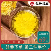 菊花茶金丝皇菊菊一朵一杯大菊山胎菊花枸杞茶金银花茶叶