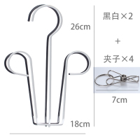 晾晒衣架鞋架挂勾凉鞋拖鞋晾鞋架鞋垫室外阳台晒鞋架窗钩神器|黑白2个装+4个夹子