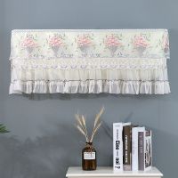 美的格力空调罩挂机1.5p挂式空调套全防尘罩子防尘罩包布艺空调套|花篮-灰色 1-1.5P通用-全包