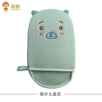 宝宝浴擦搓澡神器洗澡巾搓灰免婴儿女去污儿童男无痛强力搓泥|儿童舒适款（1件装）绿色