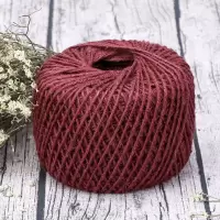 手工编织照片墙捆绑麻绳绳子diy材料装饰绳复古吊牌麻线绳幼儿园|2mm100米(咖啡色麻绳)