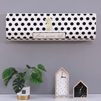 1.5匹2p布艺空调套空调罩挂机防尘罩北欧全包挂式海尔3|全包防尘---波点 大3P103*24*32cm(2件元)