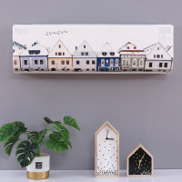 1.5匹2p布艺空调套空调罩挂机防尘罩北欧全包挂式海尔3|全包防尘---房子 1P80*20*27cm(2件元)