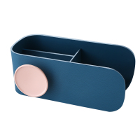 架子厕所洗手间置物架电吹风吹风机打孔风筒架浴室免卫生间|孔雀蓝❤(通用任何吹风机)