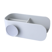 架子厕所洗手间置物架电吹风吹风机打孔风筒架浴室免卫生间|绅士灰❤（免打孔安装掉落包赔）