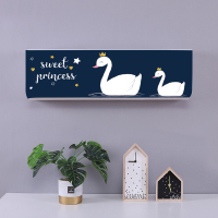 1.5匹2p布艺空调套空调罩挂机防尘罩北欧全包挂|墨绿色全包防尘--天鹅 大3P103*24*32cm（2件元）