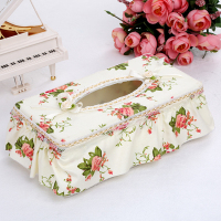 纸巾盒北欧ins创意抽纸盒可爱蕾丝纸抽盒家用餐厅客厅简约抽纸盒