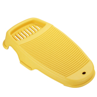 跪用惩小号迷你新款加厚洗衣板创意防滑塑料家用手握搓衣板宿舍|黄色