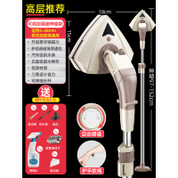 擦玻璃神器家用厚窗户器高楼高层强磁双层刷刮搽双面清洁清洗工具|加强调磁H]伸缩杆(5-28mm单双层通用)可兑5瓶玻璃水