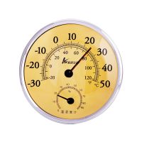 温度表湿度计婴儿房精准高精度壁挂欧式干湿度计家用温度计室内|科辉金色银圈