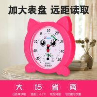 温度表湿度计婴儿房精准高精度壁挂欧式干湿度计家用温度计室内|粉色小猫温湿度计