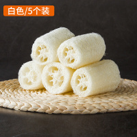 丝瓜络洗碗布百洁布厨房用品清洁刷锅洗碗神器不沾油天然丝瓜瓤|挂绳5个-(漂白款)