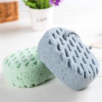 kolifu/康俐肤 儿童沐浴球浴花女成人洗澡起泡海绵神器搓澡巾大号|两个装(绿+灰)