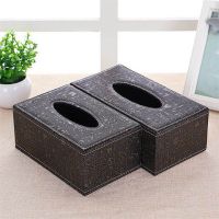 手工皮革纸抽盒多功能纸巾盒欧式皮质抽纸盒客厅车载宾馆酒店家用|手工【青铜埃及文】 中号