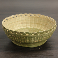 家用手工竹编篮盛馍馒头筐竹篮子厨房收纳藤编洗菜蓝水果沥水箩筐