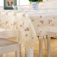 床头柜盖布冰箱洗衣机空调防尘罩微波炉台布电视机罩桌布布艺蕾丝|鸳鸯花(咖色) 70*70