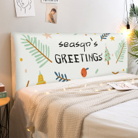 床头套罩全包简约床头靠背保护套实木板皮床软包万能防尘罩|叶叶叶475 高度50-65*长度200cm（通用）