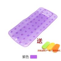 创意透明搓衣板跪用塑料板胶质柔软洗衣板便携式吸盘防滑家用pvc|紫色 小号(50×23.5cm)