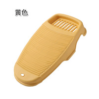 加厚搓衣板小号洗衣服的防滑洗衣板家用洗衣盆塑料洗衣搓板|黄色