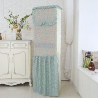 不取方形2p3布艺防尘罩全包立式空调套子柜机空调罩开机客厅柜机|苏菲绿 柜机空调罩大号180*55*35cm