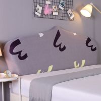 全包床头罩床头套防尘罩加厚欧式实木保护套软包1.5m通用床头罩套|趣味字母 床头长（140-160）