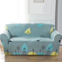 卡通万能弹力真皮沙发套沙发罩贵妃组合防尘罩全包通用防滑沙发巾|许愿树 单人座:90-140cm
