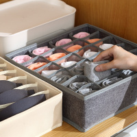 内衣收纳盒布艺家用抽屉分隔整理内裤袜子收纳格学生宿舍收纳神器
