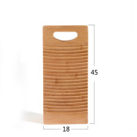 大号加厚防滑耐用洗衣搓板刷衣板搓衣板家用楠竹迷你跪板洗衣板|[碳化防滑]长45宽18厚1.8cm