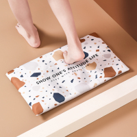 硅藻泥吸水脚垫原生硅藻土软垫家用速干卫生间门口浴室防滑地垫