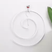 螺旋式同款创意螺旋晾衣架蜗牛晒被子晾衣架神器圆形衣架螺旋|一个装 白色烤漆[掉漆生锈不退换]
