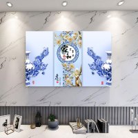 电视机防尘罩套新款简约现代|青花瓷 50英寸(宽120*高75cm)