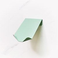 创意肥皂盒架免打孔吸盘壁挂式家用北欧铝合金卫生间沥水香皂盒|大号肥皂盒蒂芙尼绿