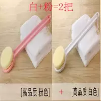 无印良品日本洗澡刷搓澡神器洗澡神器软毛长柄沐浴刷子搓背刷浴刷|无印良品高品质[白色+粉色]